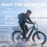 Rattan Pathfinder Electric Bike for Adults,28MPH 65Miles Ebike,Peak 1500W Motor Electric Mountain Bike with 48V 15AH Removable Battery,26 * 4 Fat Tires Ebike for Adults,7-Speed - Image 4