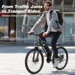 VARUN Electric Bike for Adults - 500W Electric Bike with 48V Removable Battery - 26" Electric Bicycle Up to 45 Miles 20 MPH with 21 Speed Gears & Dual Front Fork Suspensions - Image 4