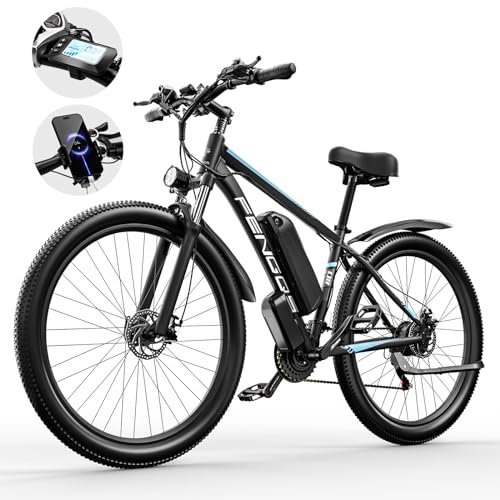 Version 1.0.0 Electric Bike for Adults with 1000W Peak Motor 27.5" Electric Bicycles 48V15AH Removable Battery Ebike,32MPH Mountain Bike 21 Speed Ebikes,Front Suspension Electric Bikes - Image 1