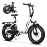 Folding Electric Bike for Adults with 500W Motor (Peak 720W),20" 4.0 Fat Tire Ebike,48V 13Ah Removable Battery UL 2849 Certified, Adults Electric Bicycles E-Bike,7-Speed and Front Suspension