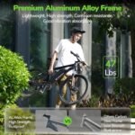 isinwheel M10 Electric Bike Adult 500W, 26" Commuting Electric Mountain Bike 20MPH Max Range 55+ Miles, Removable Battery, Professional 35-Speed, Front Fork Suspension Lightweight Electric Bicycle - Image 2