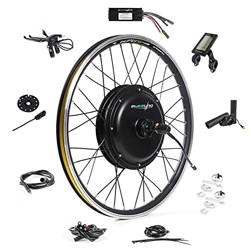 Version 1.0.0 EBIKELING Waterproof Ebike Conversion Kit for Electric Bike 26" Front or Rear Wheel Electric Bicycle Hub Motor Kit 1500W 1200W 750W 500W Electric Bike Conversion Kit - Image 1
