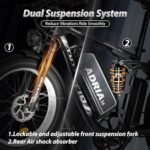 Adria24 Dual Motor Ebike - 52V Peak 4000W-30Ah-42MPH Electric Dirt Bike for Adults Off-Road Electric Bike for Mountain Beach Snow (US Warehouse) - Image 5