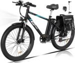 Electric Bike for Adults, 750W/48V/14Ah Ebike with Removable Battery, 20MPH/35-75Miles Electric Bicycle with 26"×3.0 Fat Tire, Mountain E Bike for Men Women, 7-Speed, IP54, UL2849 Certified