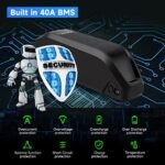 Ebike Battery Pack 36V 48V 52V Down Tube Electric Bike Lithium ion Batteries with Charger - Image 5