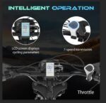 E Bike Electric Bicycle for Adults 20 Inch 4.0 Fat Tire Ebikes, 48V 15AH Mountain E-MTB Bicycle, 7 Gears for Commuting, up to 55-80km，UL2849 Certified - Image 5