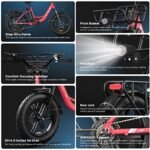 ENGWE 960W Electric Bike for Adults, L20 20''×4.0''Fat Tire Electric Bicycle 48V 13Ah Removable Battery Max Range 87Miles & 25MPH - Image 6