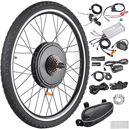 Version 1.0.0 48v 1KW 26in Rear Wheel LCD Electric Bicycle Motor Kit - Image 1
