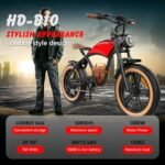 1000W Fat Tire Electric Bike, E Bikes for Men Motor 28Mph, E Bikes for Adults Electric, Fast Charge 48V 12.5Ah Battery, Mountain Bike with 20 X4.0 Fat Tire - Image 2