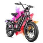 eAhora Terra/TerraⅡ Peak 1500W/2000W Electric Bike for Adults,48V 15Ah/20Ah 80-120Miles Long Range 30-30mph Full Suspension Electric Bike Dual Hydraulic Brakes Fat Tire City EBike