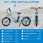 ABORON Electric Bike, 350LBS Loading Aluminum Ebike, 48V Lithium Battery UL Certified, 7-Speed Fat Tire E-Bicycle ﻿ - Image 6