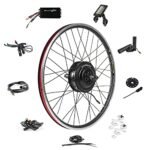EBIKELING Waterproof Ebike Conversion Kit for Electric Bike 26" Front or Rear Wheel Electric Bicycle Hub Motor Kit 1500W 1200W 750W 500W Electric Bike Conversion Kit