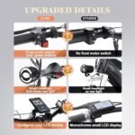 Electric Bike for Adults - 2000W Dual Motor with 48V 20Ah Ebike, Up to 28MPH, Max 80Miles, 4.0 Fat Tire Electric Bicycles with Hydraulic Shock Absorber - Image 5