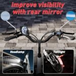 Electric Bike, 24'' Electric Bike for Adults, 500W Ebike with 48V 20AH Removable Battery, Front Suspension and Commuter Electric Bicycle for Adults,City Electric Bicycle Up to 50 Miles - Image 7