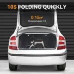 Jasion EB3 Electric Bike for Adults 21mph Folding Adults Electric Bicycles, 350W Brushless Motor, 36V 7.5Ah Battery, Center Suspension, 3 Levels Assist, 14" Foldable ebike for Adults and Teens - Image 7