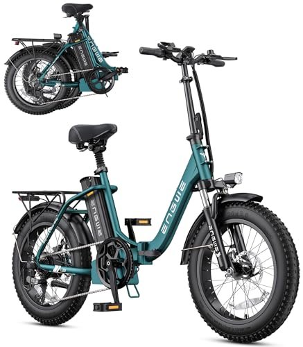 Version 1.0.0 ENGWE L20 2.0 1125W Motor Peak, Upgraded Folding Electric Bike for Adults, 20*3.0" Fat Tire Step-Thru Ebike, 52V13Ah 68Miles Long Range 28MPH 75N.m Torque Urban Commuter,7-Speed Gear,No Front Basket - Image 1