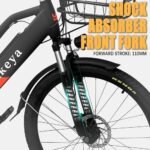 Electric Bike for Adults, 30 mph City Ebikes for Adults with Basket, 750W 1200W Peak Ebikes for Women 7 Speed, Adult Electric Bicycle with 48V 10.5Ah Removable Battery 26" Mountain E Bike - Image 6