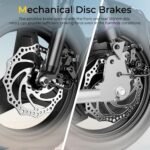 SOHAMO A1/2 Mini Electric Bike for Adults, Peak 600W Foldable E-Bike 22mph 25-40 Miles Electric Bicycle Lightweight 14" Folding Electric Bike 10/12/15/16AH Battery for Teens Commuting - Image 5