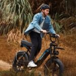 OUXI Electric Bike for Adults, Q8 Electric Bike with 750W Motor 48V 20Ah Removable Battery, 20''x 4.0 Fat Tire Electric Bike, 31MPH Commuter E Bike, Hydraulic Brake, 7 Speed, Electric Mountain Bike - Image 5