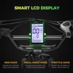 F3 Electric Bike for Adults with 1500W Motor Peak,48V 624Wh Removable Battery Max 74 Miles 28MPH,20" x 3.0 Fat Tire Folding Electric Bike with 7-Speed and Full Suspension. - Image 5