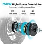 MAGICYCLE Ocelot/Ocelot Pro Step Thru 20" Electric Bike for Adults 750W 52V E Bike 15Ah/20Ah Long Range Electric Bike Max 28 Mph 7 Speeds - Image 2