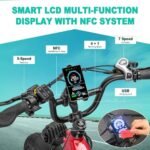 FREESKY Electric Bike for Adults Peak 1200W Motor 48V 20AH Battery with Samsung Cell Step Thru City Ebike up to 32MPH& 90Miles Hydralic Brakes Fat Tires Full Suspension Ebike Upgrade NFC System - Image 6