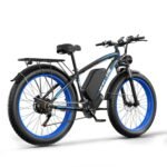 Electric Bike for Adults 1000W Peak 1500W Motor E Bike with 52V 19.2AH Battery 35.5MPH 21 Speed Ebike, 26"x4" All Terrain Fat Tire Electric Bicycle with Front Fork Suspension - Image 4