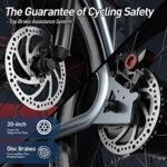 Ebike with 1200W Brushless Motor,Removable 48V 20Ah Battery,UP to 32MPH,Electric Mountain Bike with 20" Fat Tire with Front/Rear Turn Signals for Men Women,Travel Bag - Image 5