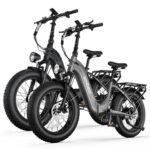 Electric Bike for Adults, 20" X4 Fat Tire Ebikes with 750w Brushless Motor, 48V 15AH Removable Battery, Step-Thru E Bicycle Bike up to 28MPH, 7-Speed, Knight