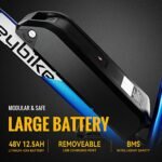 Heybike Race Max Electric Bike for Adults with 750W Peak Motor, 28mph Max Speed, 600WH Removable Battery Ebike, 27.5" Electric Mountain Bike with 7-Speed and Front Suspension - Image 4