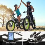 Electric Bike for Adults, 2000W Ebikes 26"x4" Fat Tire Bicycle, Dual Motor 48V/22.4Ah Removable Larger Battery Bikes for Beach Mountain Snow Commute Off-Road Ride with UL Certified - Image 6
