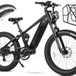 T7 Electric Bike for Adults Fat Tire Ebike 750W BAFANG Motor 20AH Removable Sam-Sung Battery 26 Inch Mountain 28MPH Electric Bicycle Full Suspension Shimano 8 Speed