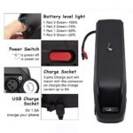 Yasco 48v/52v/36v 13Ah/17.5Ah/20Ah Ebike Battery for 500w/750w/1000w/1200w/1500w Adult Electric Bike Conversion Kit Removable Large Capacity Lithium Battery - Image 2