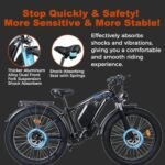 Electric Bike for Adults，Dual Motor Ebike，2000w Electric Bike，Fat Tire Electric Bike with 48V/23Ah Battery，Men's Electric Bike,90 Miles Electric Bicycle and Passed UL&GCC Certification - Image 6