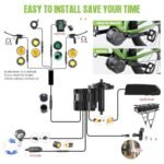 BAFANG 750W Mid Drive Kit with Downtube Battery 48V20Ah, BBS02 48V 750W Ebike Conversion Motor Kits with C18 Display&44T Chainring Electric Bike Conversion Kit-Fit BB68-73mm Bike - Image 4