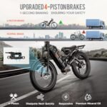 Romeo Pro Ⅱ/ Romeo Pro[2024 Newest] 3000W/ Peak 1600W 60A Electric Bike for Adults, 26" Fat Tire Electric Mountain Bike Full Suspension Long Range 100-200 Miles EBikes, UL Certified - Image 4