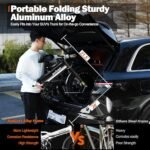 Electric Bike for Adults 750W Motor(Peak 1000W),50Miles 22Mph Top Speed, 20" Fat Tire Folding Electric Bicycle, 48V 10Ah Removable Battery Ebike with 35 Speed and Front Suspension,Speedy - Image 4