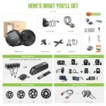 BAFANG 1000W Mid Drive Kit with Battery(Optional) BBSHD BBS03 Ebike Conversion Kit with Display,48V/52V 8Fun Electric Bike Conversion Kit for Moutain Road Bike(500C,Shark Battery 52V20AH) - Image 7