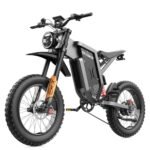 X21 Electric Bike for Adults 2000W 35AH Samsung Battery Mountain Moped Mens Electric Dirt Bike, 30MPH, 7-Speed, Hydraulic Oil Brake, 20" Off Road Tyre Electric Motorcycle for Adult