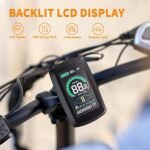 Jasion EB7 2.0 Electric Bike for Adults, 1200W Peak Motor 28MPH Max Speed Folding Ebike, 48V 10AH Removable Battery, 20" Tire with Dual Suspension, 7-Speed Electric Bicycles, with Front & Rear Basket - Image 2