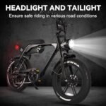 V93 Electric Dirt Bike 1500W Motor, 33MPH Speed, 48V 15 Battery, 28-60Miles Range, 20" Fat Tire Ebikes, Full Suspension & Disc Brake - Image 4