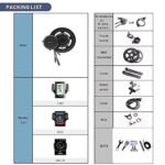 DERUIZ Electric Bike Mid Drive Motor Kit 750W Electric Bicycle Conversion Kits BBS02B for eBike Central Engine with Display(Optional) for Mountain Bike - Image 5