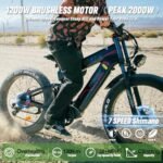 FREESKY Alaska Pro [2024 Newest] Dual Battery Electric Bike for Adults 2000W 48V 35Ah 38MPH&155 Miles Long Range 26" Fat Tire Full Suspension E Bike with Dual Hydraulic Brakes - Image 3