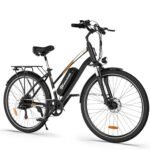 EVERCROSS EK28 28" Electric Bike for Adults, 500W Electric Mountain Bike with 36V 12AH Battery, 60 Miles Range & 20 MPH Ebike, 7 Speeds Electric Bicycle and Removable Li-ion Battery