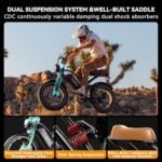 Auloor S4 Electric Bike,2000W Motor(3000W Peak) with 48V 25Ah Battery,70+ Miles Long Range, 30Mph Fat Tires Ebike, All-Terrain, Ideal for Commuting, Off-Road, Unisex E-Bike - Image 4