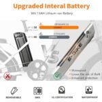 Adult Electric Bike, 26 Inch Step Through Ebike for Women Men, Peak 500W 1000W w/UL Certified Removable Battery, 7 Speed City Electric Cruiser Bikes, 22MPH 50Miles Commuter Electric Bicycle - Image 3