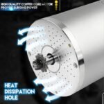 72V 3000W Brushless Motor Kit Max 6700RPM Temperature Sensing Electric DC 72V Motor with 80A Sine Wave Controller for Go Kart Electric Scooter Conversion Kit - Image 3