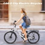 VARUN Electric Bike for Adults - 500W Electric Bicycle Up to 40 Miles, Removable Battery, 7-Speed, and Shock Absorber, Stylish 26" Ebike Suitable for Commuting - Image 3