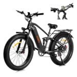AILIFE Electric Bike, Ebike with 26" x 4.0 Fat Tire, 48V 1000W 13Ah Bicycle Electric Mountain Bike with 7 Speed Gears, 27 MPH Max 31-62 Miles Electric Bike for Adults, Upgraded Electric Dirt Bike