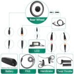 Voilamart Waterproof Ebike Conversion Kit 48V 1500W LCD Display E-Bike 135MM Rear Hub Motor Wheel Built-in Controller Electric Bike Conversion Kit 750W Restricted - Image 7